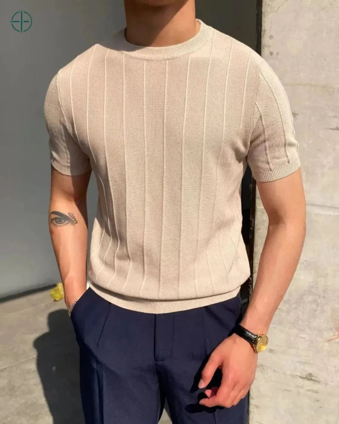 Camiseta Canelada Masculina | Rest Money™