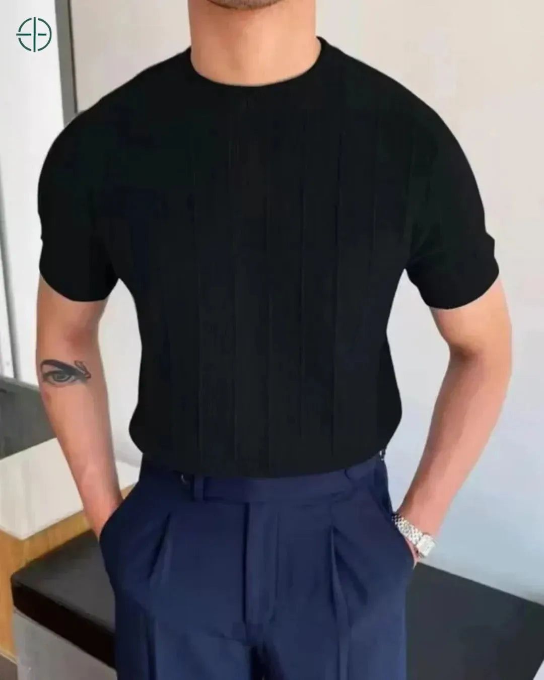 Camiseta Canelada Masculina | Rest Money™