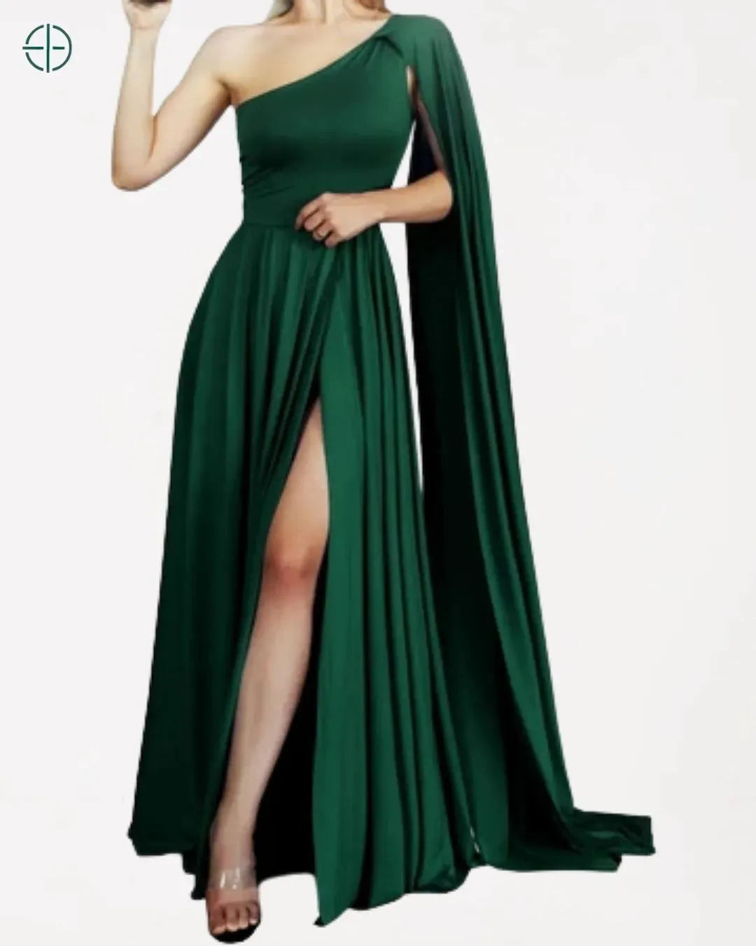 Vestido Longo Festa Capa Longa | Rest Money™