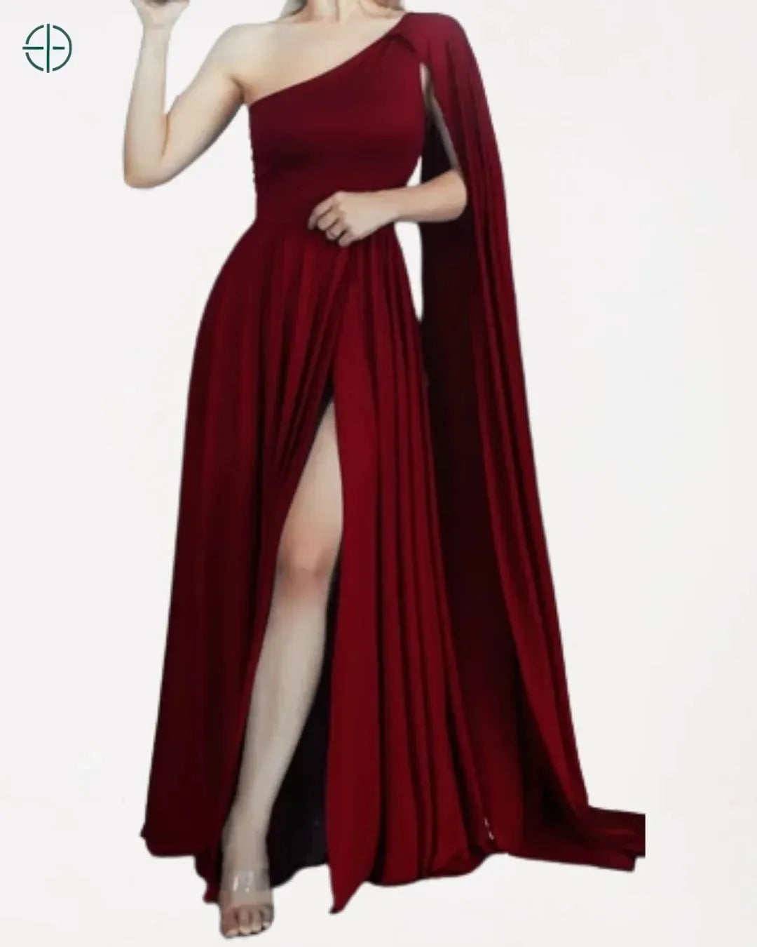 Vestido Longo Festa Capa Longa | Rest Money™