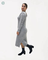 Vestido Grosso Tricot Fenda Média | Rest Money™