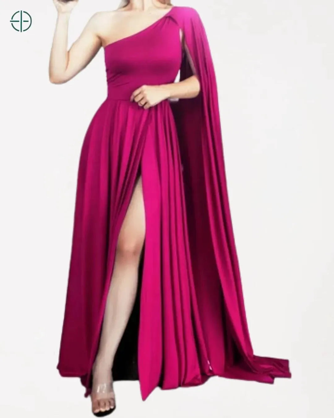 Vestido Longo Festa Capa Longa | Rest Money™