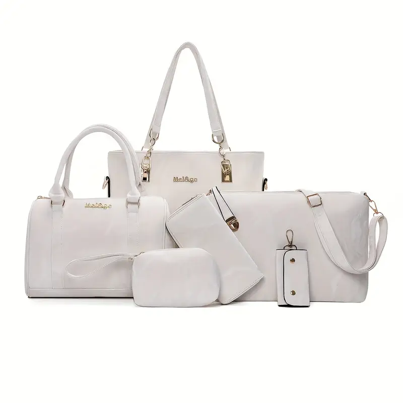 LuxeSix™ – 6-in-1 Elegant Women's Bag Set