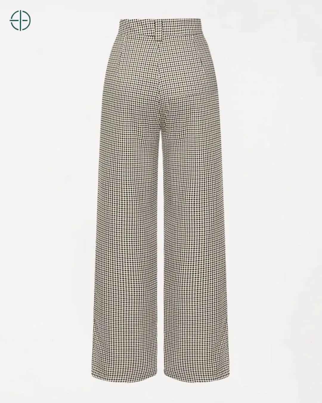 Calça Feminina Gingham com Botão | Rest Money™