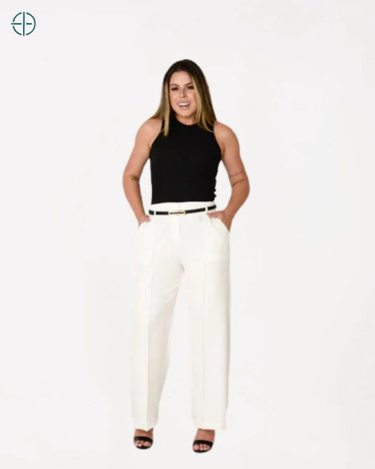 Calça Pantalona Feminina Alfaiataria Premium | Rest Money™